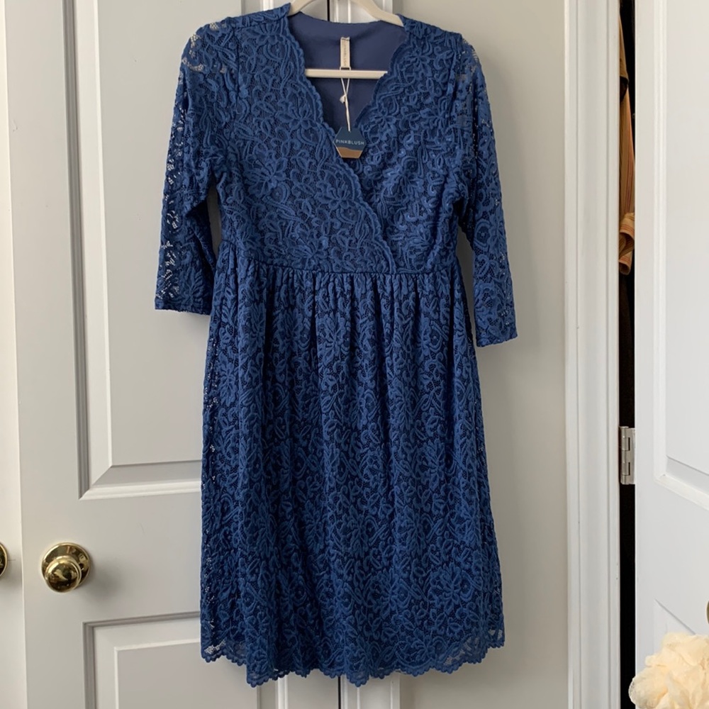 NWT Pink Blush Maternity Dress